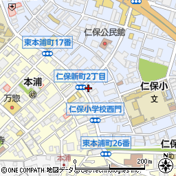 広島信用金庫仁保支店周辺の地図