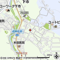 奈良県吉野郡下市町下市824周辺の地図