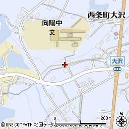 広島県東広島市西条町大沢640周辺の地図