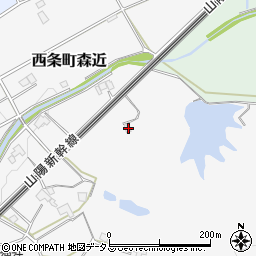 広島県東広島市西条町森近475周辺の地図
