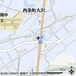 広島県東広島市西条町大沢671周辺の地図