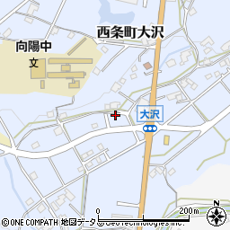 広島県東広島市西条町大沢679-2周辺の地図