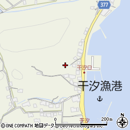 広島県尾道市向島町干汐2214周辺の地図