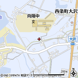 広島県東広島市西条町大沢659周辺の地図