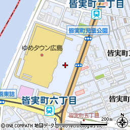 ゆめタウン広島駐車場周辺の地図