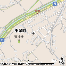 広島県三原市小泉町5205-11周辺の地図