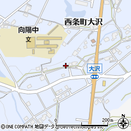 広島県東広島市西条町大沢680周辺の地図