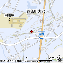 広島県東広島市西条町大沢681周辺の地図