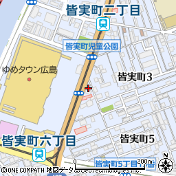 広島県信用組合皆実支店周辺の地図