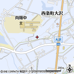広島県東広島市西条町大沢32周辺の地図
