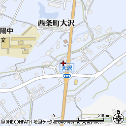 広島県東広島市西条町大沢436周辺の地図