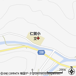 竹原市立仁賀小学校周辺の地図