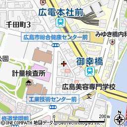日新工業株式会社　大阪支店広島出張所周辺の地図