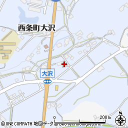 広島県東広島市西条町大沢430周辺の地図