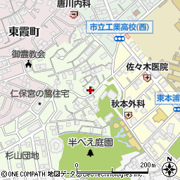 広島県広島市南区西本浦町3-32周辺の地図