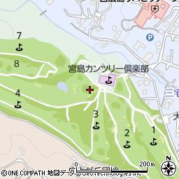 宮島カンツリー倶楽部周辺の地図