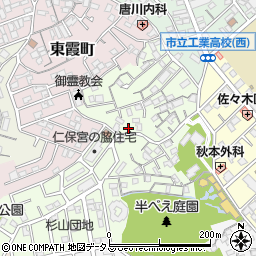 広島県広島市南区西本浦町3-40周辺の地図