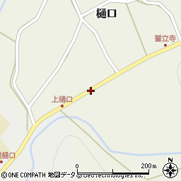 島根県吉賀町（鹿足郡）樋口周辺の地図