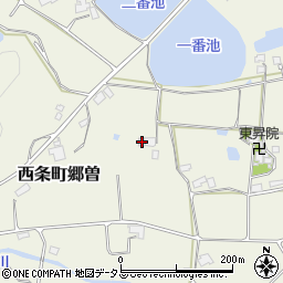 広島県東広島市西条町郷曽195周辺の地図