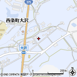 広島県東広島市西条町大沢316周辺の地図