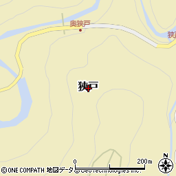 奈良県吉野郡東吉野村狹戸周辺の地図