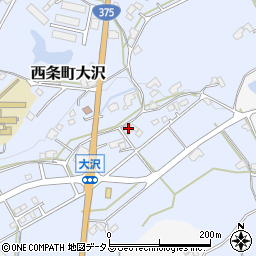 広島県東広島市西条町大沢315周辺の地図