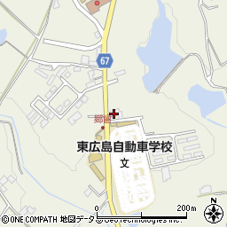 広島県東広島市西条町郷曽1127-30周辺の地図