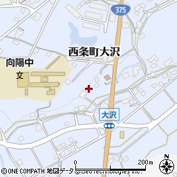 広島県東広島市西条町大沢698周辺の地図
