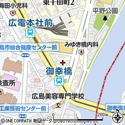 シャルマン千田町周辺の地図