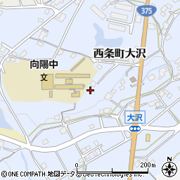 広島県東広島市西条町大沢53周辺の地図