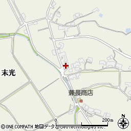 広島県三原市沼田東町末光2836周辺の地図