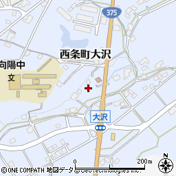 広島県東広島市西条町大沢701周辺の地図