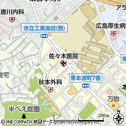 佐々木内科小児科医院周辺の地図