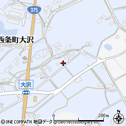 広島県東広島市西条町大沢319周辺の地図