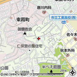 広島県広島市南区西本浦町3-1周辺の地図