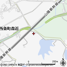 広島県東広島市西条町森近10052周辺の地図