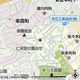 広島県広島市南区西本浦町3-2周辺の地図
