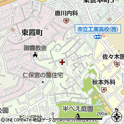 広島県広島市南区西本浦町3-3周辺の地図