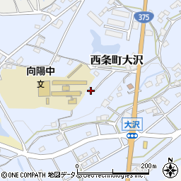 広島県東広島市西条町大沢53-6周辺の地図