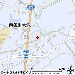 広島県東広島市西条町大沢715-2周辺の地図