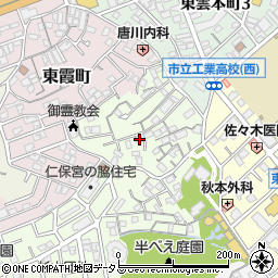 広島県広島市南区西本浦町3-5周辺の地図