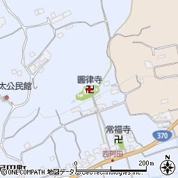 圓律寺周辺の地図