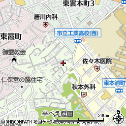広島県広島市南区西本浦町3-27周辺の地図