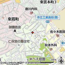 広島県広島市南区西本浦町3-6周辺の地図
