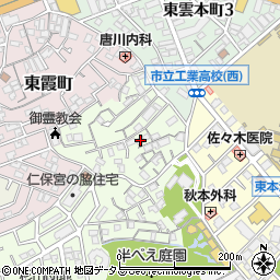 広島県広島市南区西本浦町3-7周辺の地図