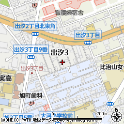 英数学館広島アニマルケア専門学校　出汐研修センター周辺の地図