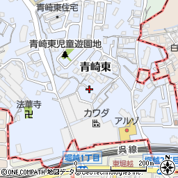 広島県安芸郡府中町青崎東周辺の地図