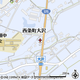 広島県東広島市西条町大沢708周辺の地図