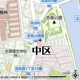 広島県広島市中区羽衣町16-36周辺の地図