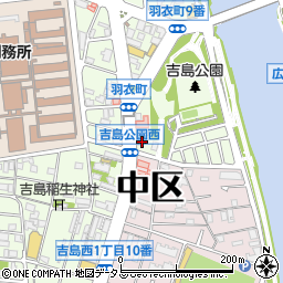 広島県広島市中区羽衣町16-40周辺の地図